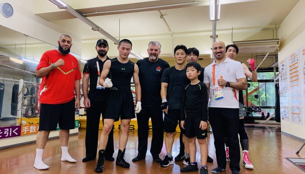 バーレーン代表選手が練習にご来訪